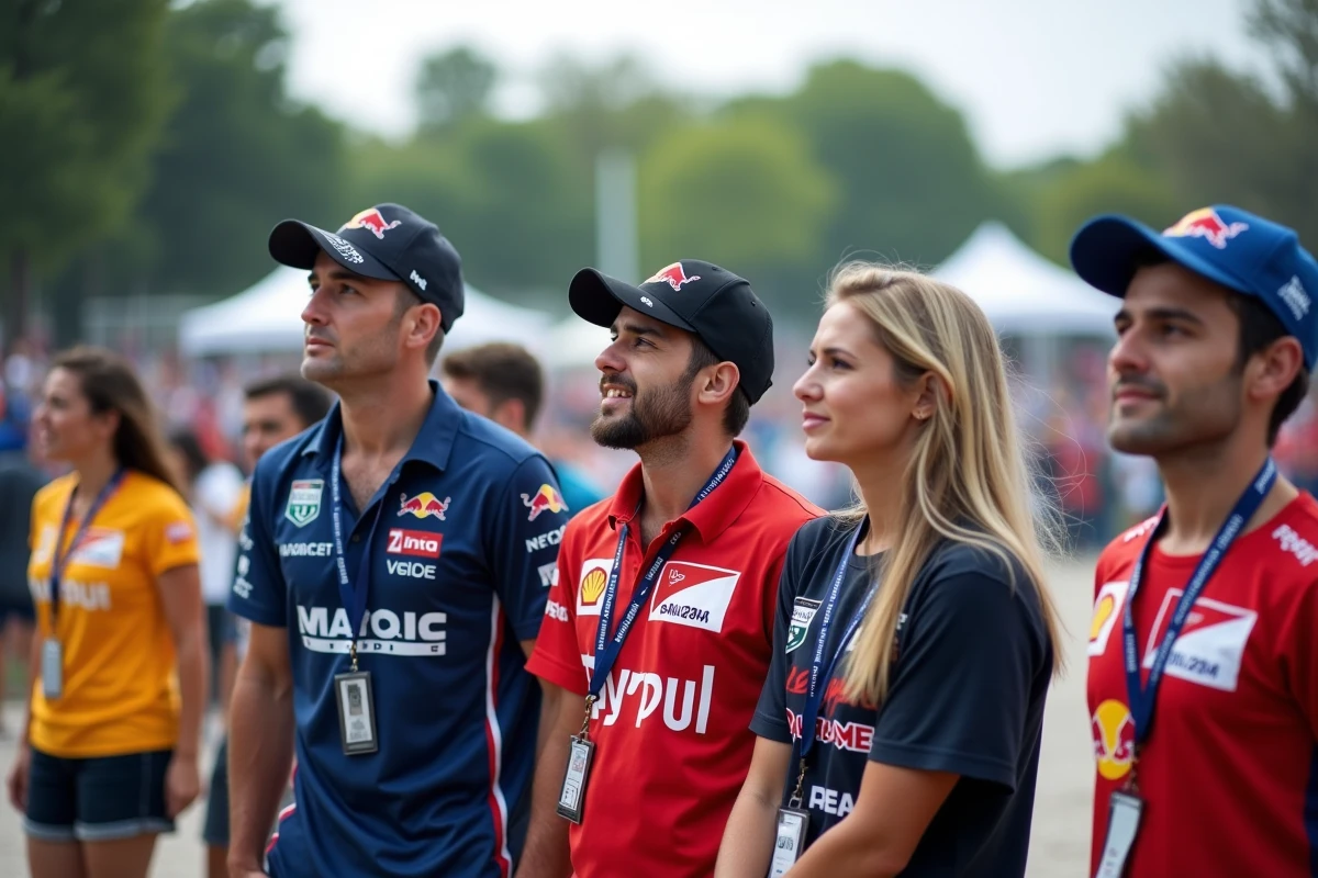 Fans de MotoGP en France regardant un Grand Prix sur écran géant en zone de supporters 2026